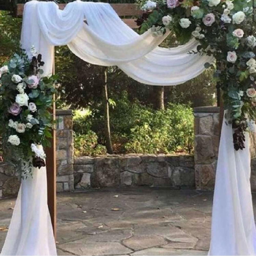 Like New | White | Draped Fabric for Archway | 75x300cm